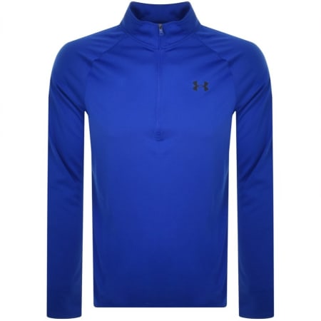 Product Image for Under Armour Half Zip Tech Sweatshirt Blue