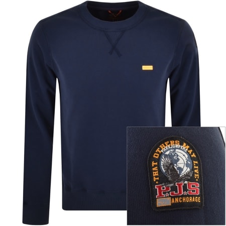 Product Image for Parajumpers Caleb Embo Sweatshirt Navy