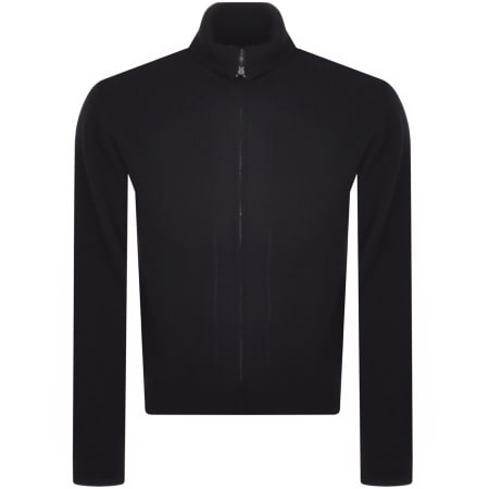 Product Image for Emporio Armani Full Zip Knit Jumper Navy