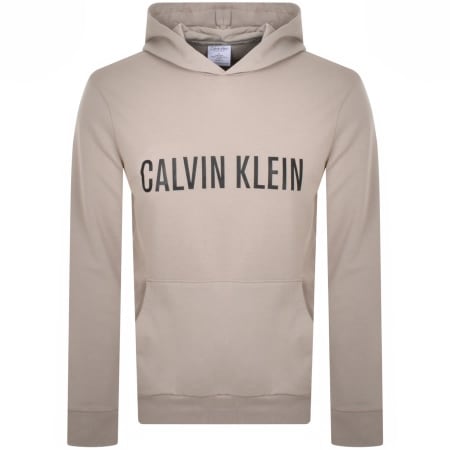 Product Image for Calvin Klein Lounge Logo Hoodie Beige