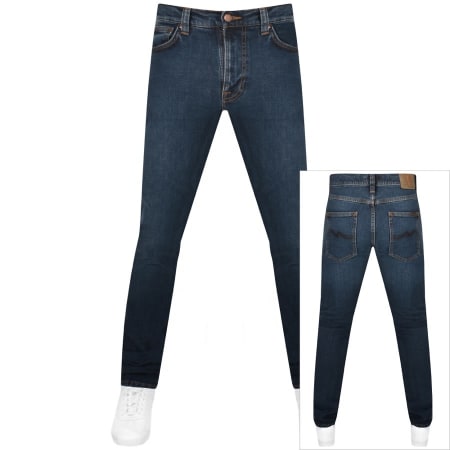 Product Image for Nudie Jeans Lean Dean Mid Wash Jeans Navy