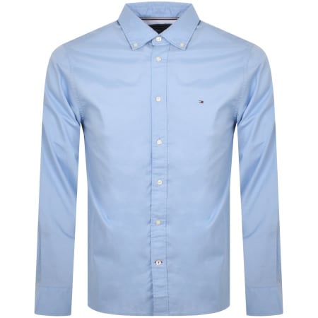 Product Image for Tommy Hilfiger Soft Solid Long Sleeve Shirt Blue