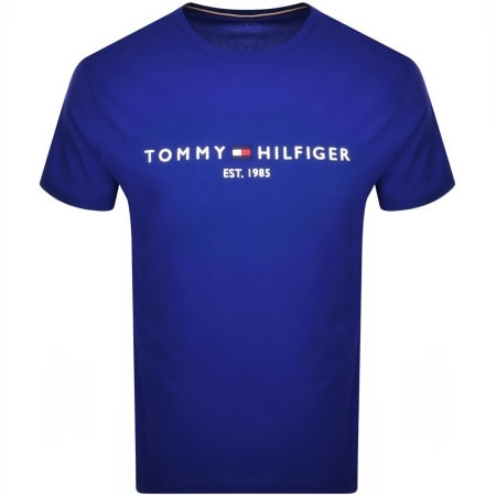 Product Image for Tommy Hilfiger Logo T Shirt Blue