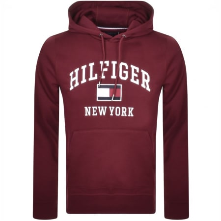 Product Image for Tommy Hilfiger Modern Varsity Hoodie Burgundy