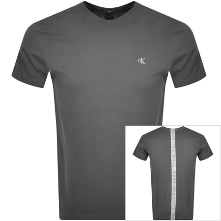 Product Image for Calvin Klein Jeans Logo Tape T Shirt Grey