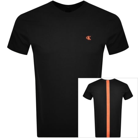 Product Image for Calvin Klein Jeans Logo Tape T Shirt Black