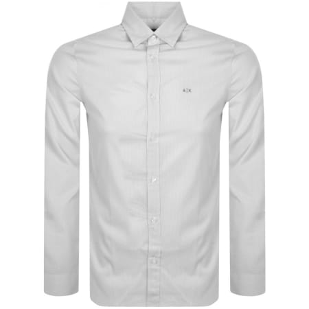 Product Image for Armani Exchange Long Sleeve Shirt White