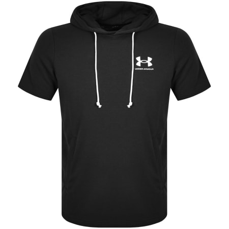 Product Image for Under Armour Terry Short Sleeve Hoodie Black