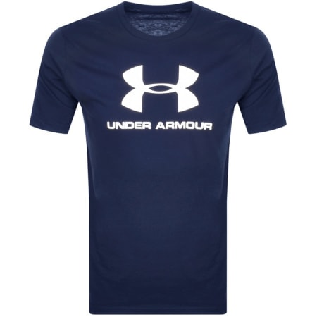 Product Image for Under Armour Logo T Shirt Blue
