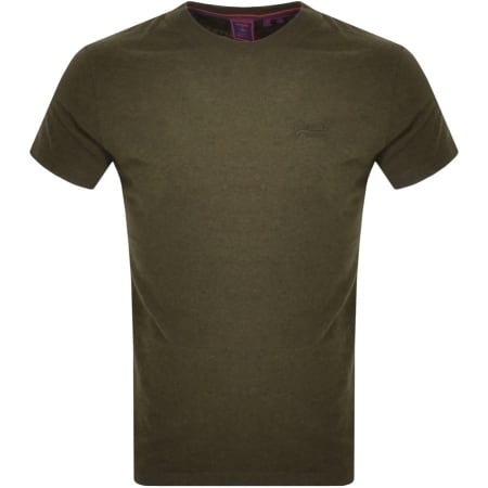 Product Image for Superdry Vintage Logo Short Sleeved T Shirt Khaki