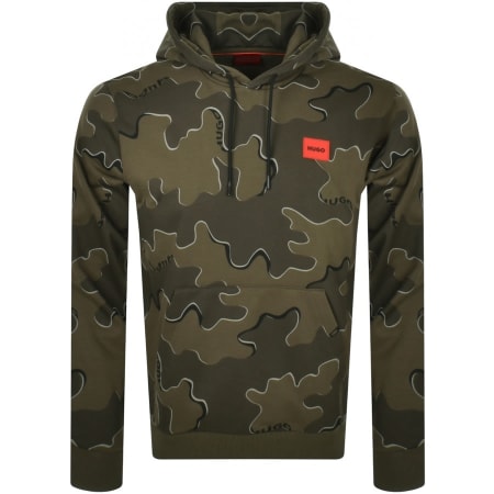 Product Image for HUGO Digarade Hoodie Green