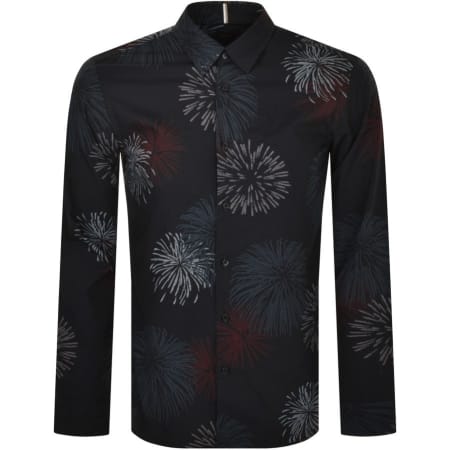 Product Image for BOSS Roger Long Sleeved Shirt Black