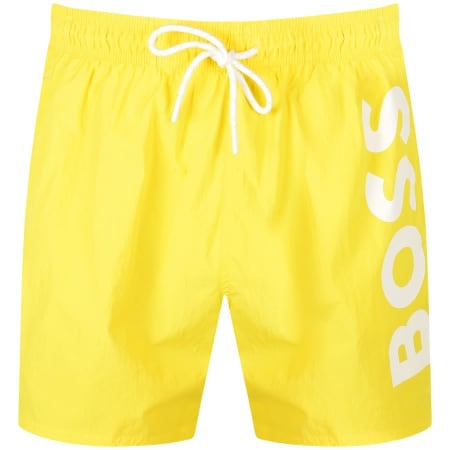 Product Image for BOSS Octopus Swim Shorts Yellow