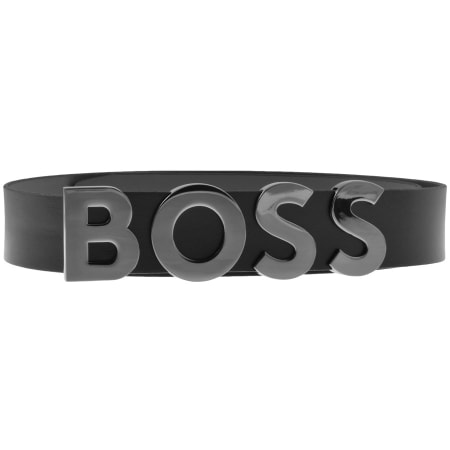 Product Image for BOSS Bold G Leather Belt Black