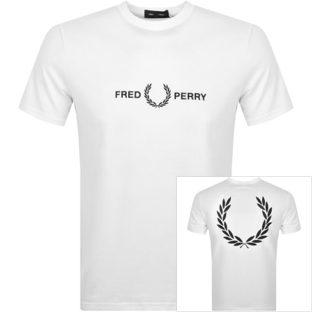 Product Image for Fred Perry Graphic Tshirt White