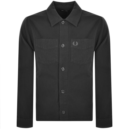 Product Image for Fred Perry Wool Blend Overshirt Grey