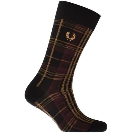 Product Image for Fred Perry Redacted Tartan Socks Black
