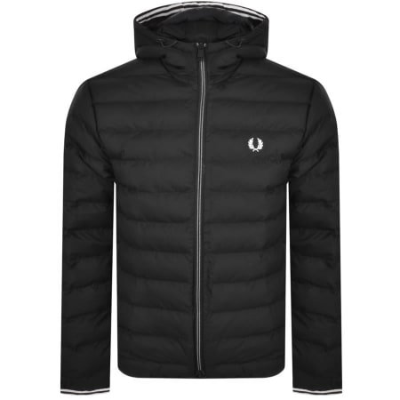Product Image for Fred Perry Hooded Insulated Jacket Black