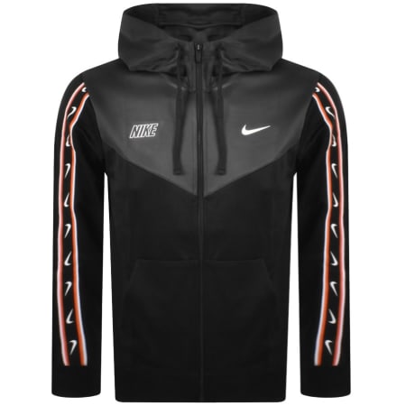 Product Image for Nike Repeat Logo Full Zip Club Hoodie Black
