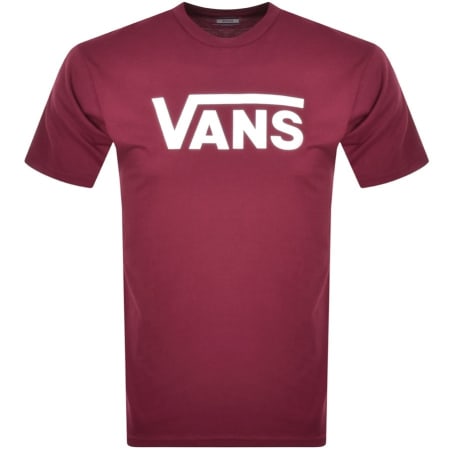 Product Image for Vans Classic Crew Neck T Shirt Burgundy