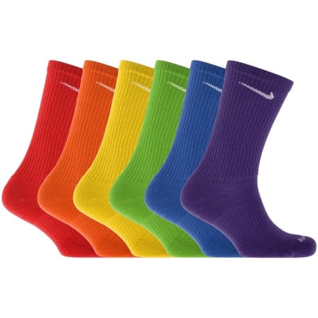Product Image for Nike Training Six Pack Socks Red
