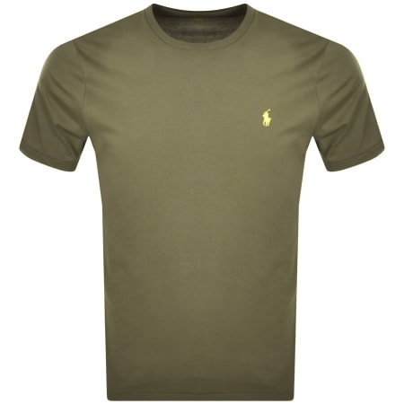 Product Image for Ralph Lauren Custom Slim Fit T Shirt Green