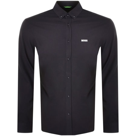Product Image for BOSS Biado R Long Sleeved Shirt Navy
