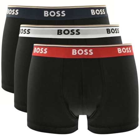 Product Image for BOSS Underwear Three Pack Trunks Black