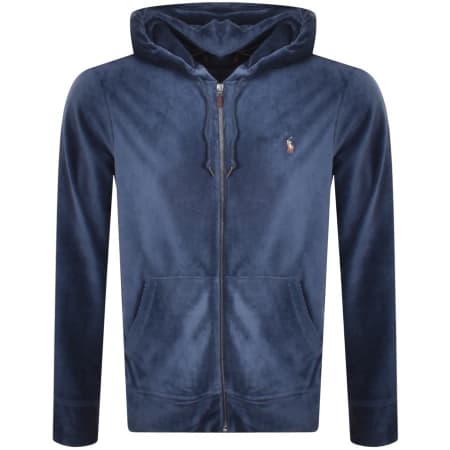 Product Image for Ralph Lauren Full Zip Corduroy Hoodie Navy