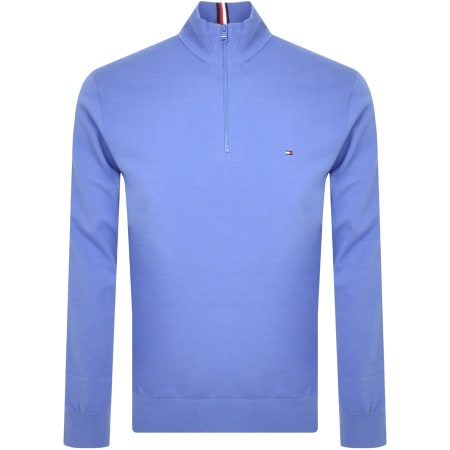 Product Image for Tommy Hilfiger Half Zip Sweatshirt Blue