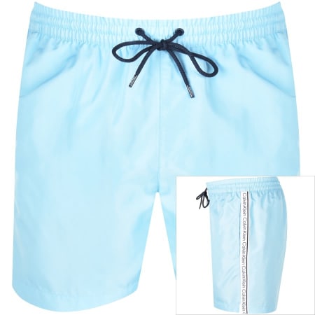 Product Image for Calvin Klein Logo Swim Shorts Blue