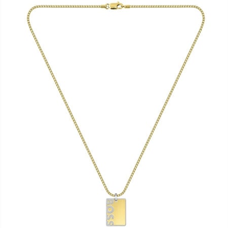 Product Image for BOSS ID Pendant Necklace Gold