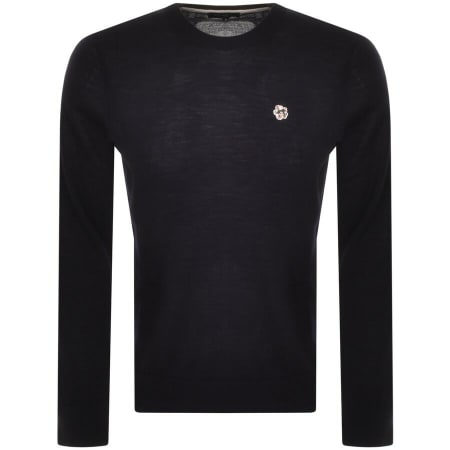 Product Image for Ted Baker Cardiff Crew Neck Knit Jumper Navy