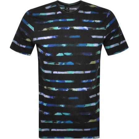Product Image for PS By Paul Smith Colour Stripe T Shirt Black