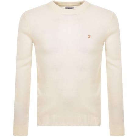 Product Image for Farah Vintage Birchall Knit Jumper Cream