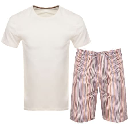 Product Image for PS By Paul Smith T Shirt Shorts Lounge Set Cream