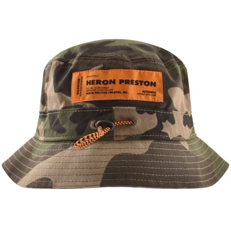 Product Image for Heron Preston Camouflage Bucket Hat Green