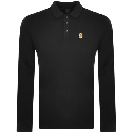 Product Image for Luke 1977 San Francisco Polo Knit Jumper Black