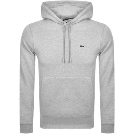 Product Image for Lacoste Logo Pullover Hoodie Grey