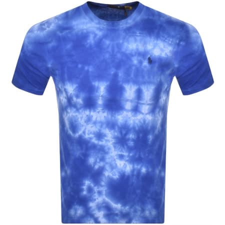Product Image for Ralph Lauren Tie Dye Slim Fit T Shirt Blue