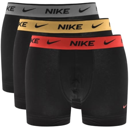 Product Image for Nike Logo Three Pack Trunks Black
