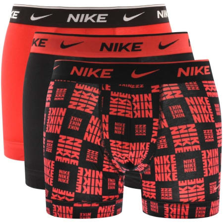 Product Image for Nike Logo Three Pack Trunks Black