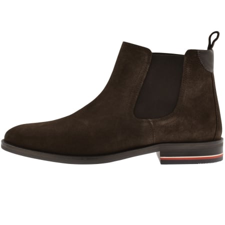 Product Image for Tommy Hilfiger Suede Chelsea Boot Brown