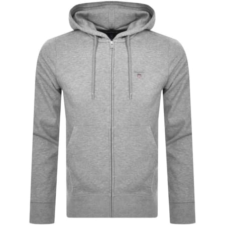 Product Image for Gant Original Full Zip Hoodie Grey