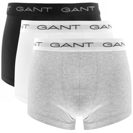 Product Image for Gant Three Pack Stretch Boxer Trunks Grey