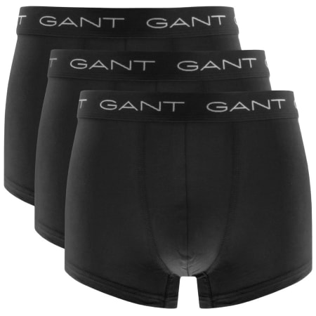 Product Image for Gant Three Pack Stretch Boxer Trunks Black