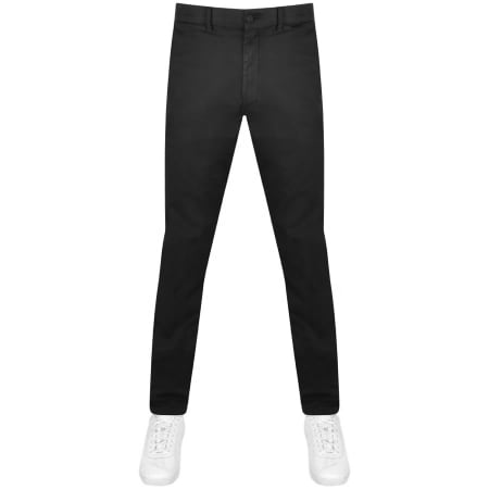 Product Image for Calvin Klein Sateen Slim Chino Trousers Black