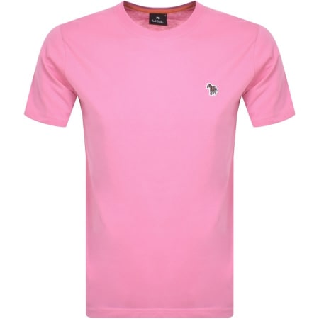 Product Image for PS By Paul Smith Zebra Badge T Shirt Pink
