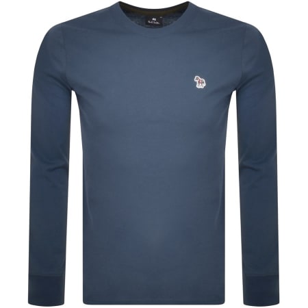 Product Image for PS By Paul Smith Zebra Badge T Shirt Blue