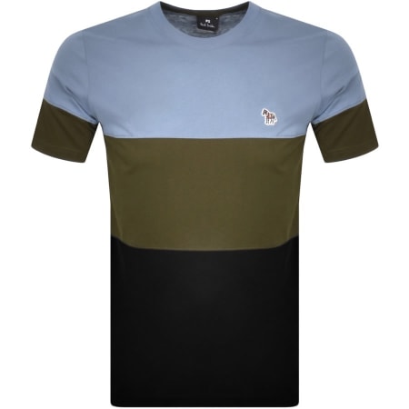 Product Image for PS By Paul Smith Zebra Badge Tshirt Blue